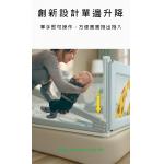 新款英國 Baby i-star單手單邊/雙邊垂直升降 兒童安全 床欄 (上下分離易清洗款/合特窄空間) <103CM高 >